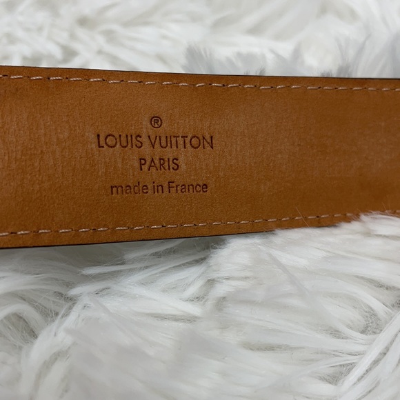 LOUIS VUITTON CLASSIC MONOGRAM BELT M6919 SZ 95/38 - Picture 9 of 12